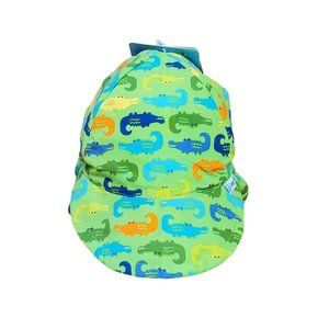 I Play Sun Protection Hat 0-6 Months Green, New